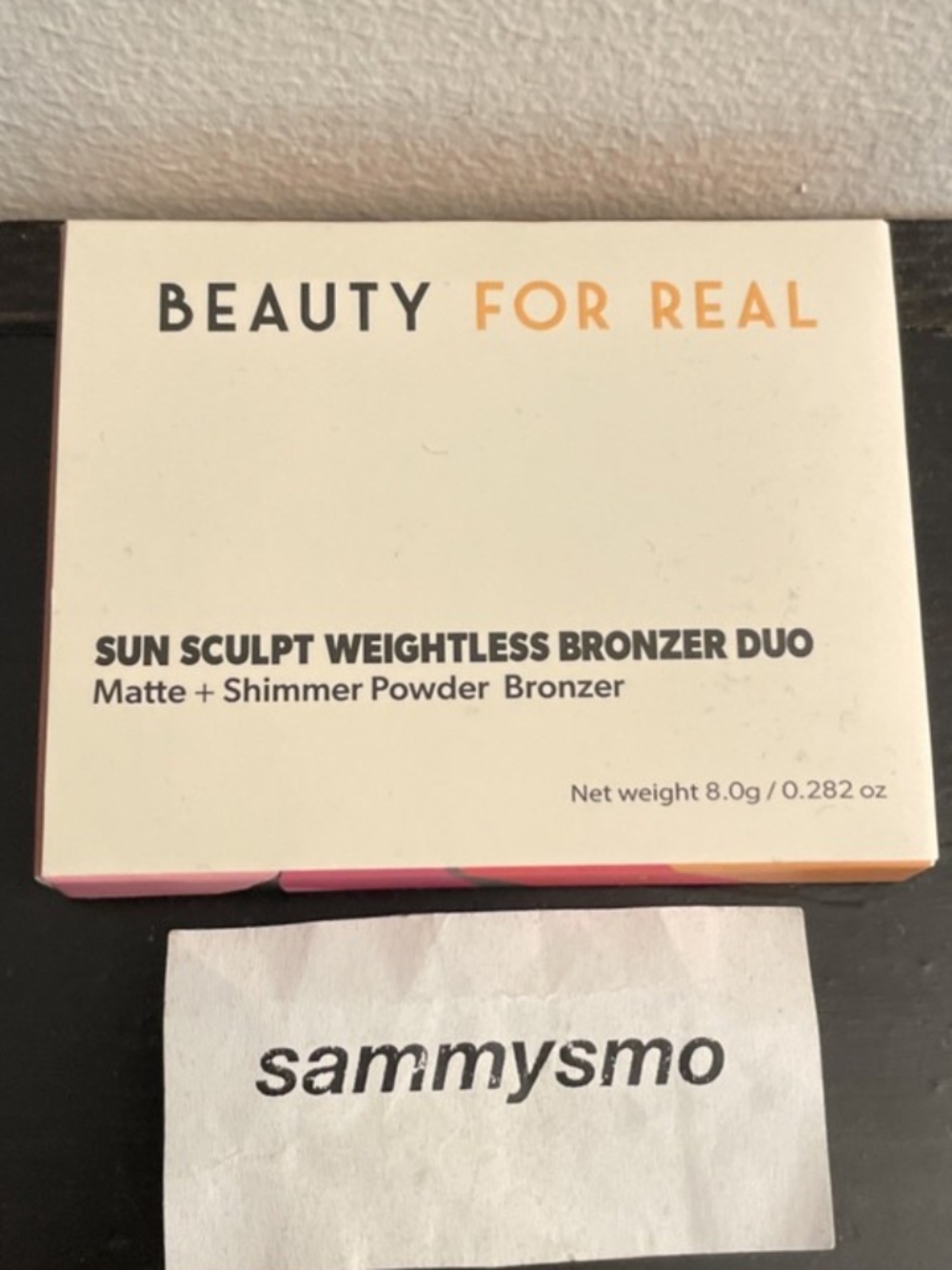 BEAUTY FOR REAL Sun Sculpt Weightless Bronzer Duo, Good Day Sunshine .282 oz.